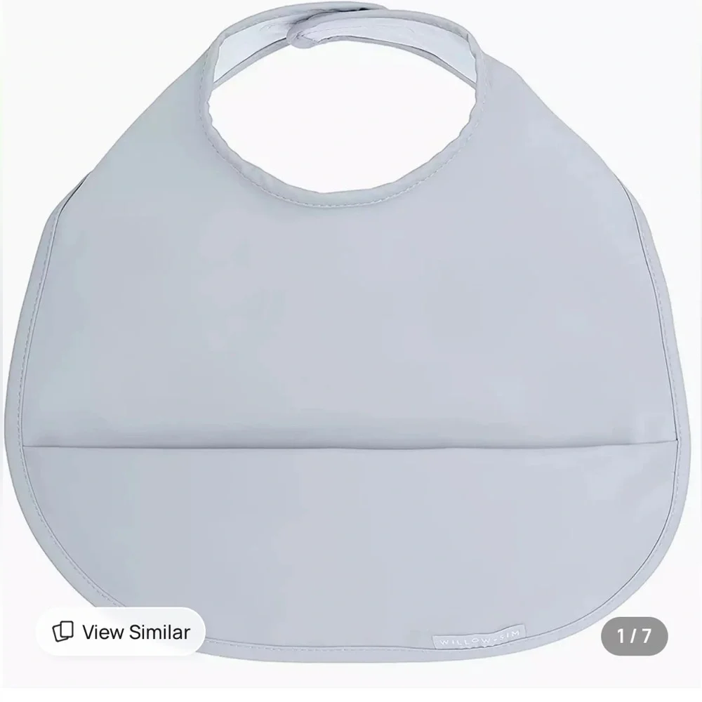NWT Bundle of Two (2) Willow + Sim Cloud Blue Oversized Waterproof Bibs